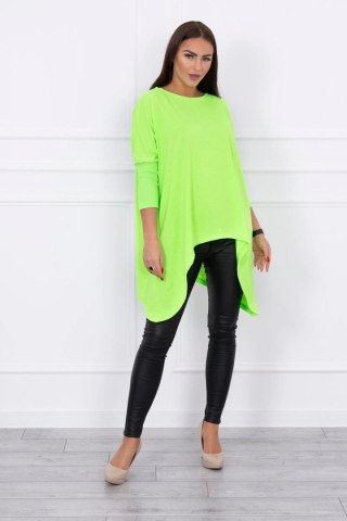 Bluzka oversize zielony neon