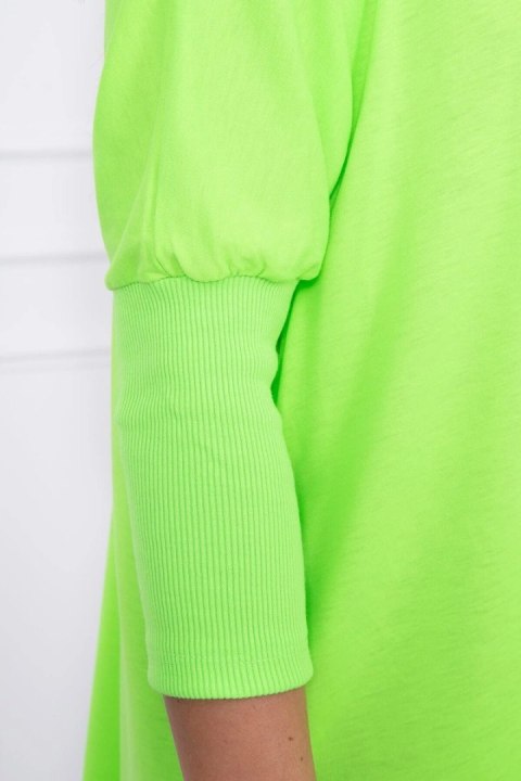 Bluzka oversize zielony neon