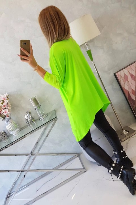 Bluzka oversize zielony neon