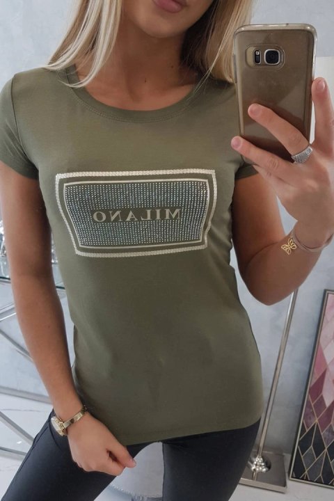 Bluzka Milano khaki