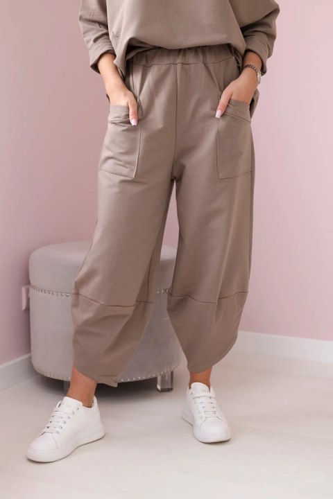 Komplet bawełniany bluza + spodnie fango Komplet bawełniany bluza + spodnie fango
