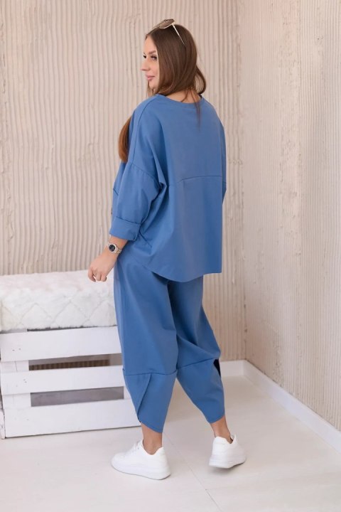 Komplet new punto bluza + spodnie jeansowy