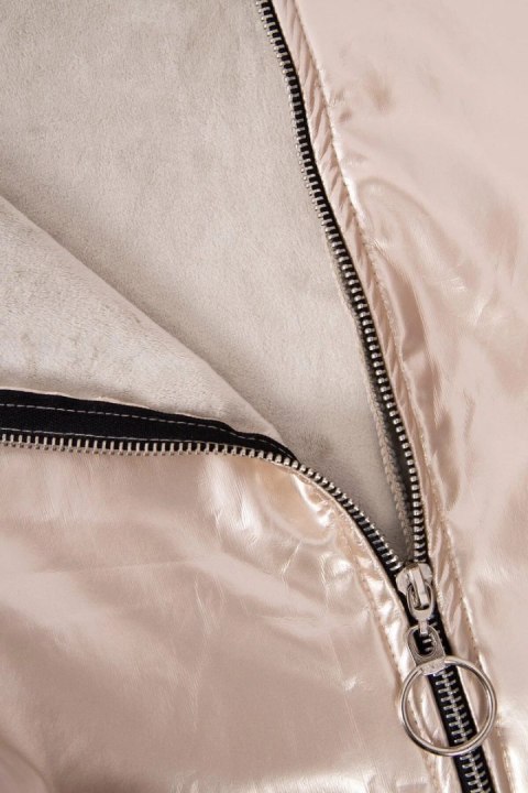 Spódniczka dwuwarstwowa z ekspresem beżowa