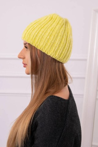 Czapka damska Rebeka K345 żółta