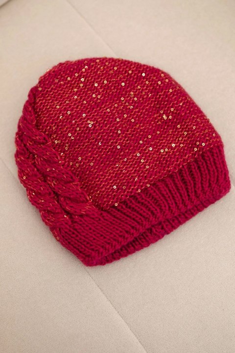 Czapka damska Amira K359 fuksja