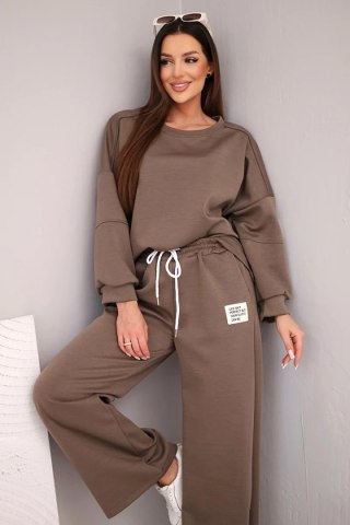 Komplet damski masełko bluza + spodnie fango