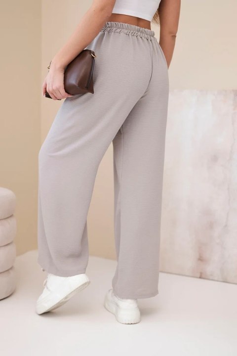 Spodnie z szeroką nogawką fango