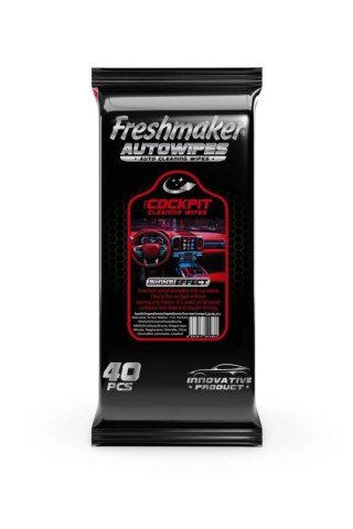 Chusteczki nawilżane do czyszczenia kokpitu 40 szt.